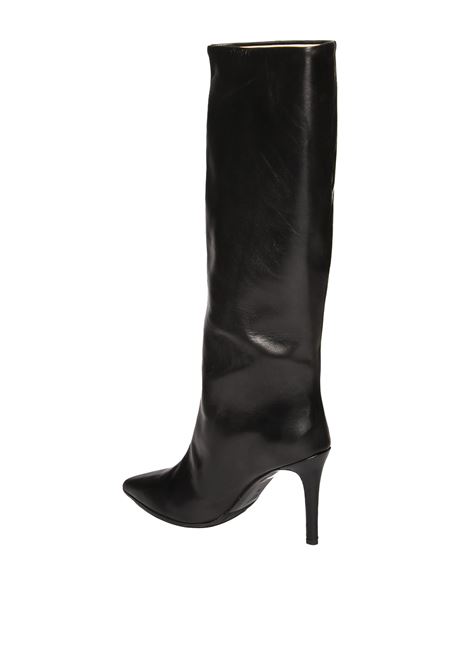 Black 3760 boot FRANCO RUSSO | 3760NAPPA-NERO